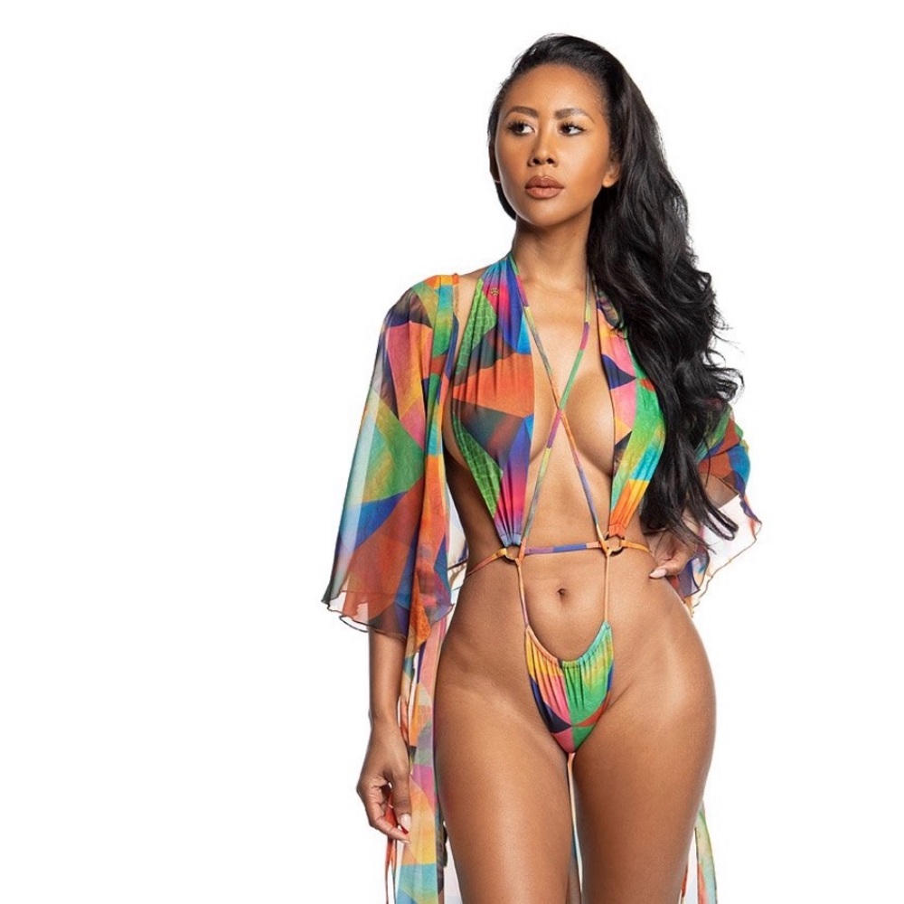 Asherah Swim Colorful One Piece